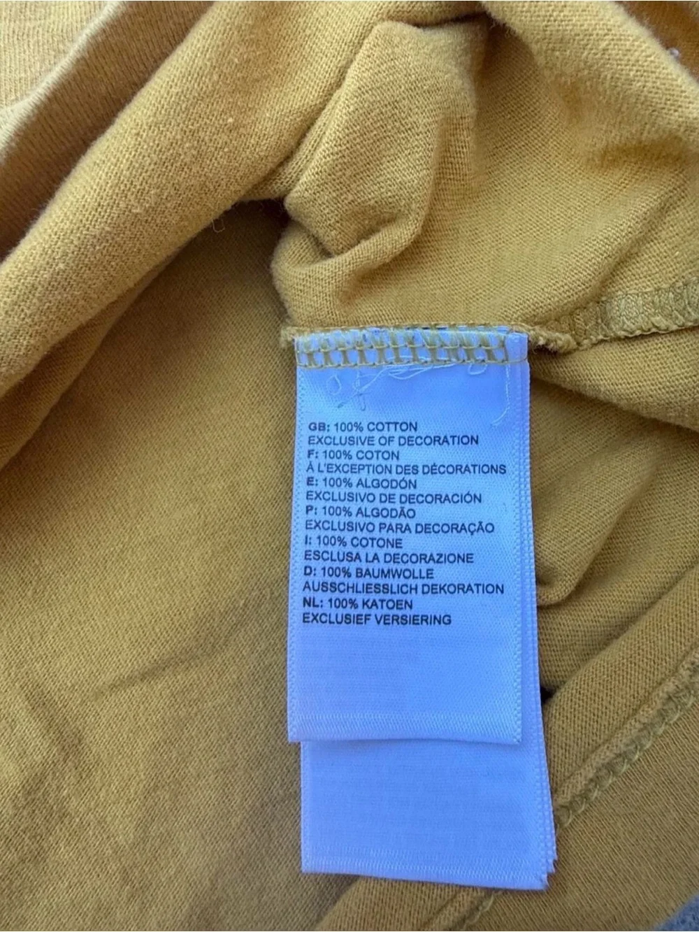 The North Face Men’s Casual Graphic Tshirt in Yellow Men’s Size Large